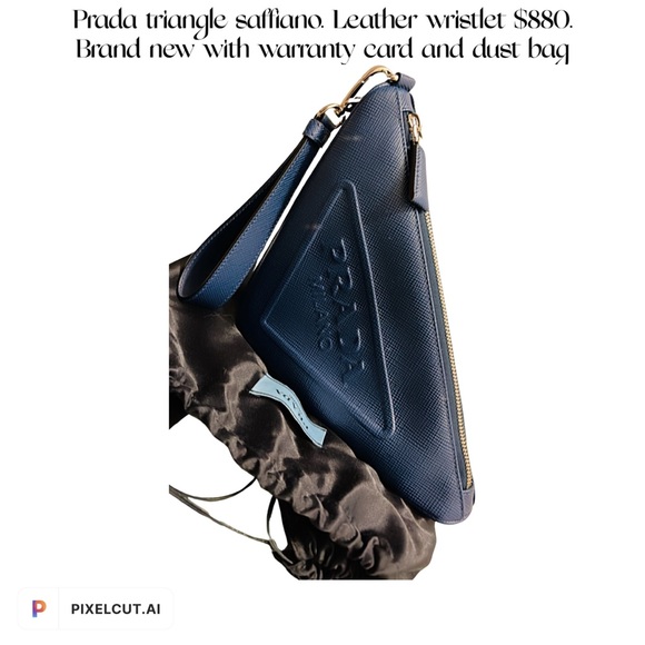 Prada saffiano one size wristlet - Picture 4 of 4